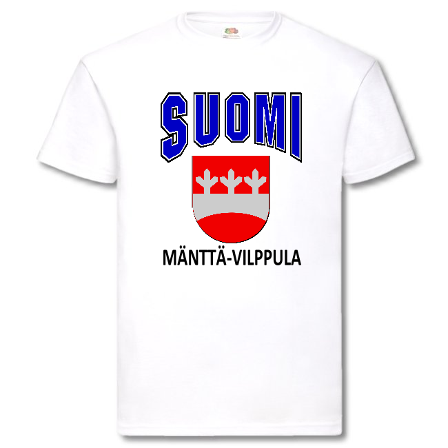 T-PAITA - SUOMI VAAKUNA - MÄNTTÄ-VILPPULA