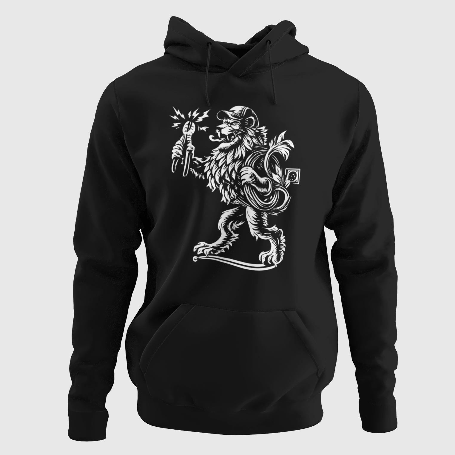 CLASSIC HUPPARI MUSTA - Leijona – sähköasentaja (3197)