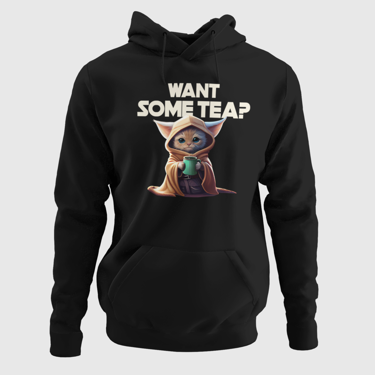 CLASSIC HUPPARI MUSTA - WANT SOME TEA (00 2575)