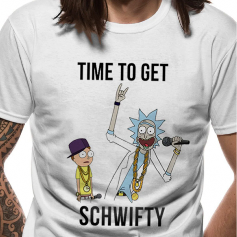 T-PAITA - RICK & MORTY - TIME TO GET (LF8424)