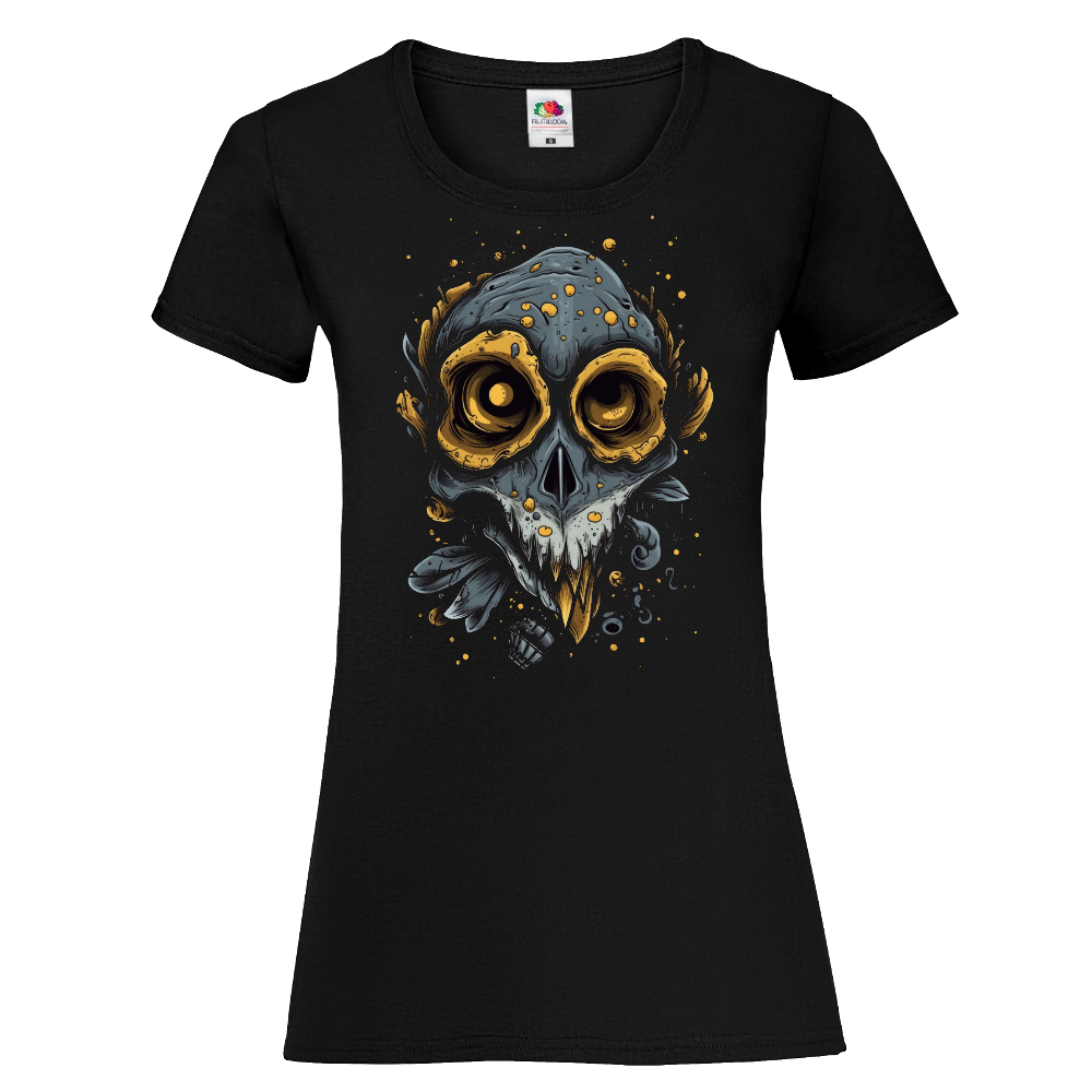 NAISTEN PAITA - Cartoon Bird skull