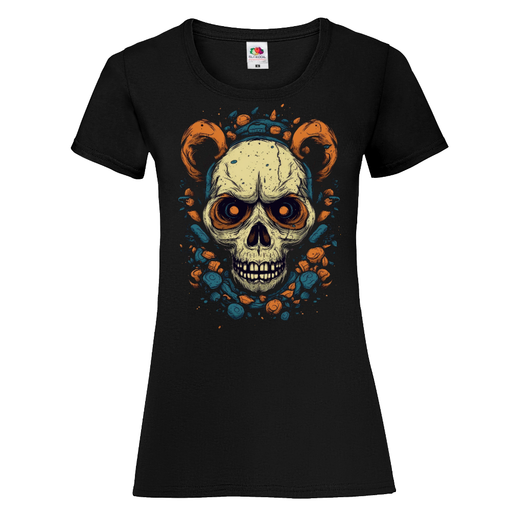 NAISTEN PAITA - Cartoon Bear skull