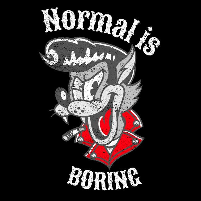 T-Paita - NORMAL IS BORING -  SPEED KINGS (00 1031)