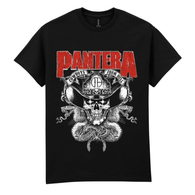 T-PAITA musta - Pantera Cowboys From Hell