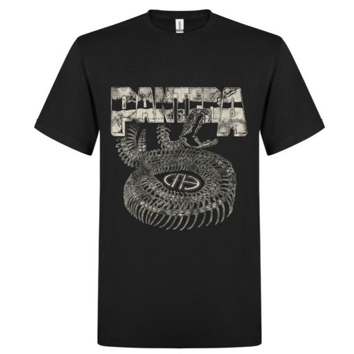 T-PAITA musta - Pantera Snake