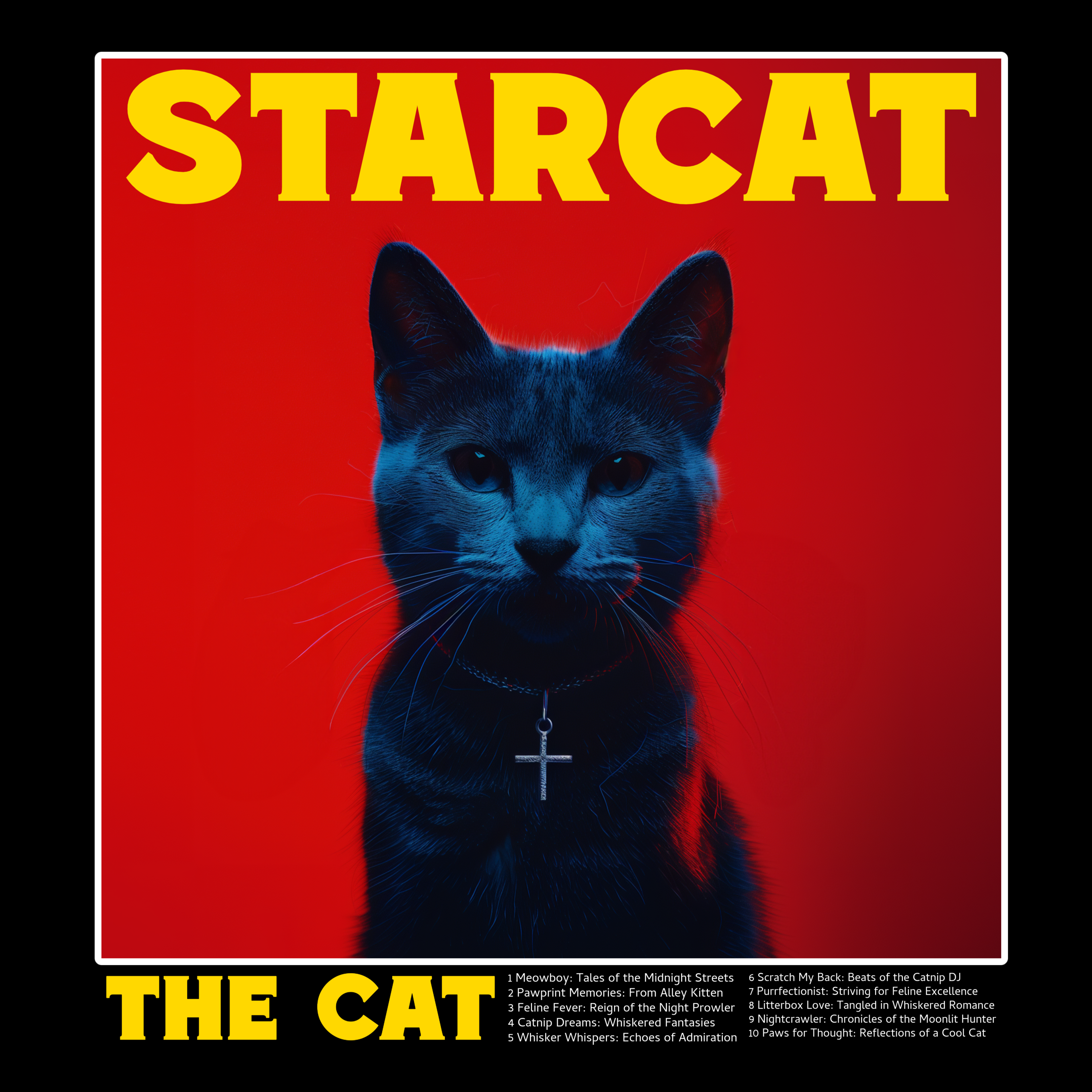 T-PAITA MUSTA - STARCAT (2930)