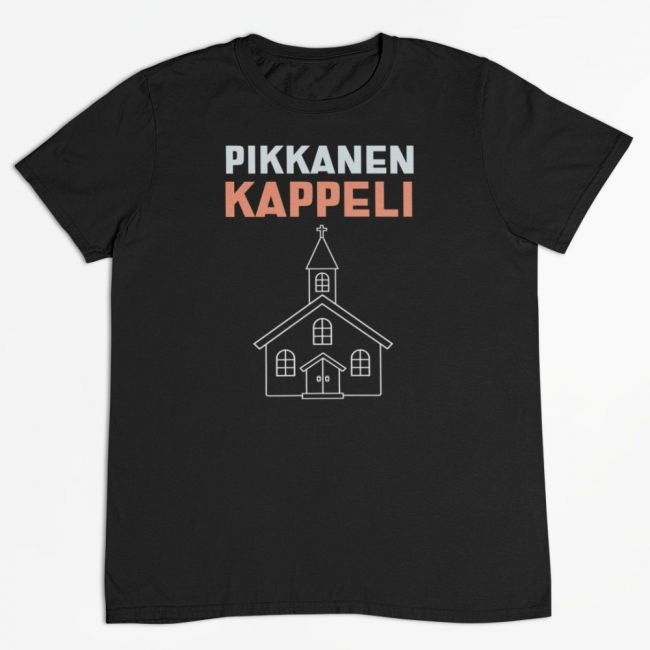 T-PAITA MUSTA - PIKKANEN KAPPELI - KAMALA LUONNE