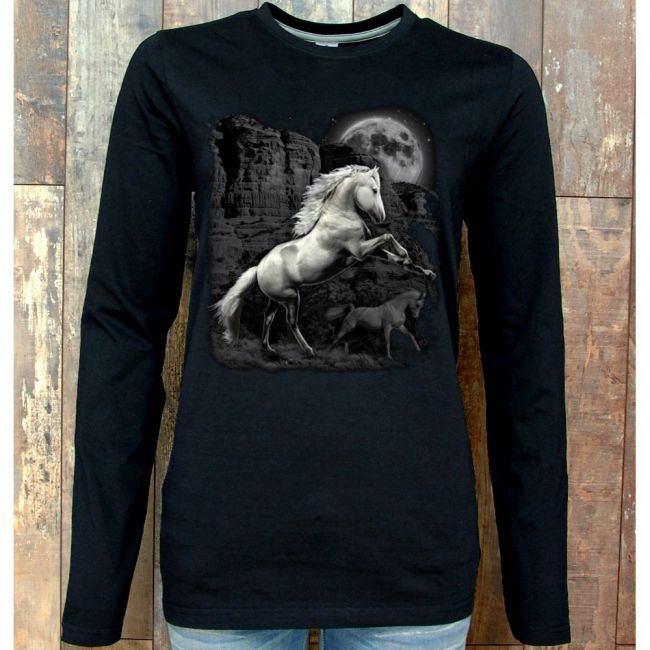 NAISTEN PAITA musta - WHITE HORSE WILDERNESS (949)
