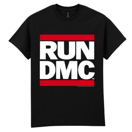 T-PAITA musta - RUN DMC Logo