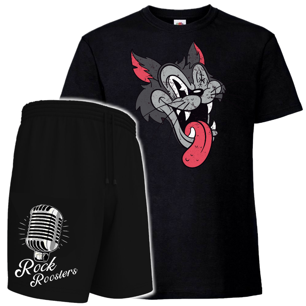 Shortsisetti - CATS (3072) - ROCK ROOSTERS