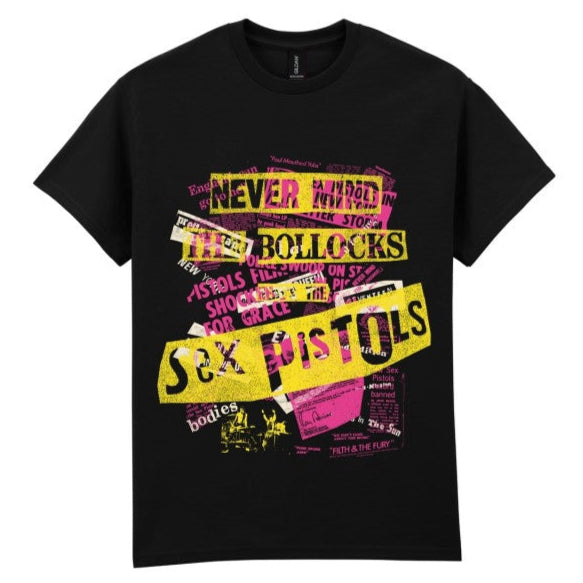T-PAITA musta - Sex Pistols Never Mind The Bollocks