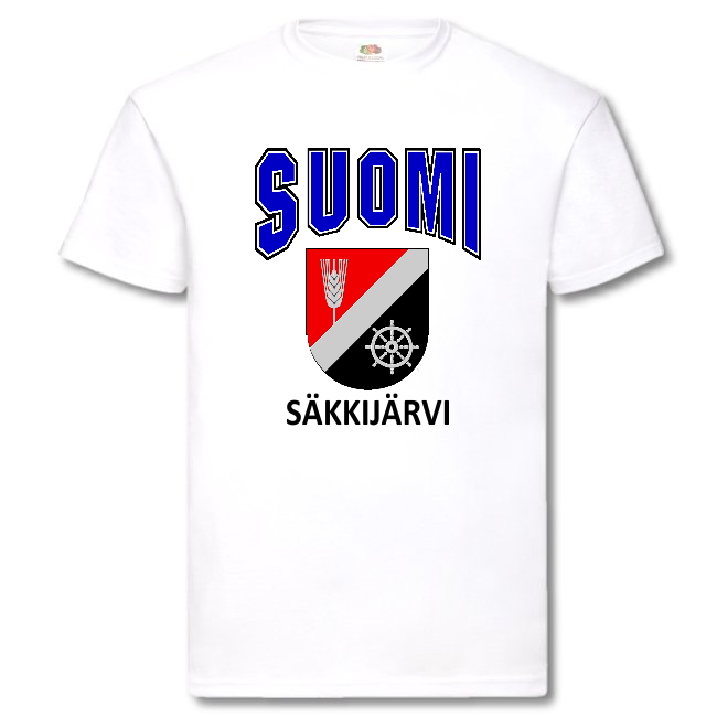 T-PAITA - SUOMI VAAKUNA - SÄKKIJÄRVI