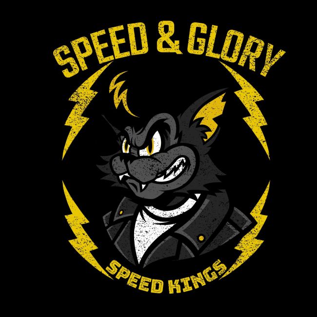 T-Paita - SPEED & GLORY -  SPEED KINGS (00 440)