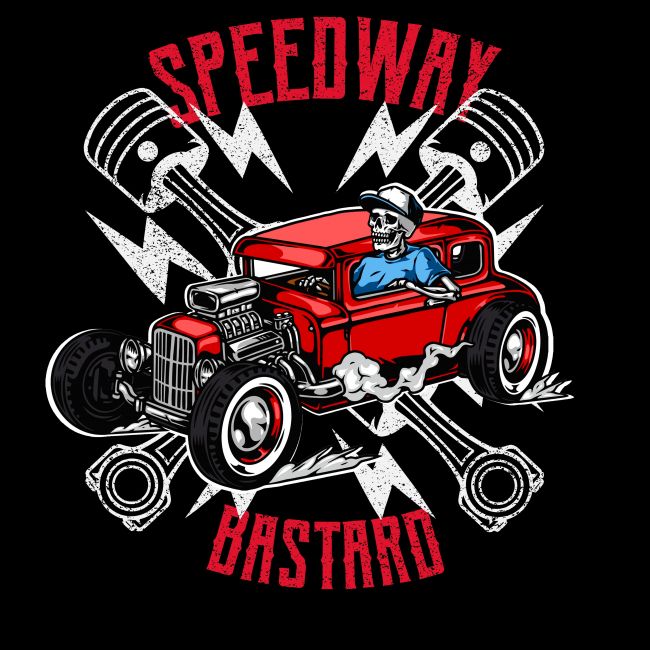 HUPPARI musta - SPEEDWAY - SPEED KINGS (00 1180)