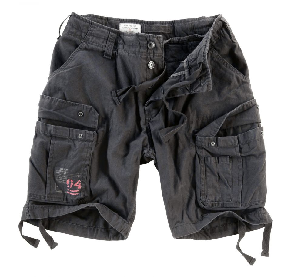 SHORTSIT - Airborne Vintage Shorts black - SURPLUS