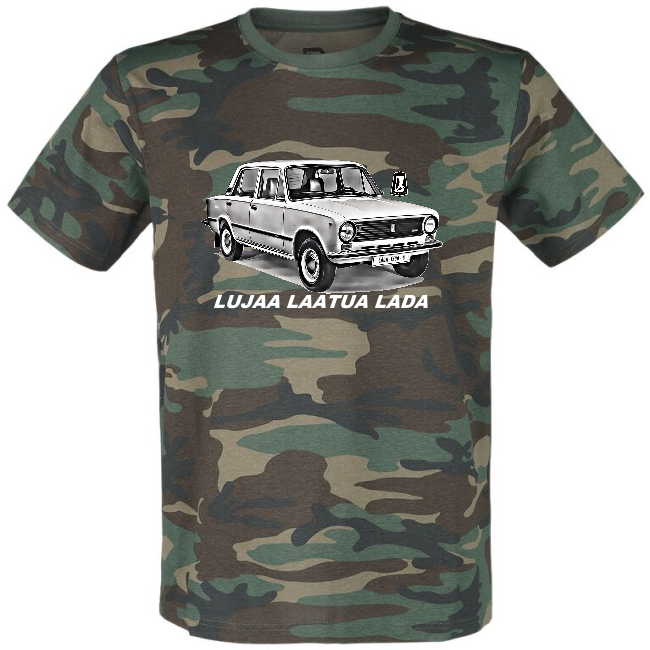 T-PAITA - LUJAA LAATUA LADA MAASTO CAMO (00 2235)