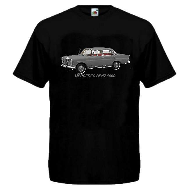 T-PAITA MUSTA - MERCEDES BENZ 190D (00 2250)