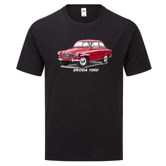 T-PAITA MUSTA - SKODA 1960 (00 3014)