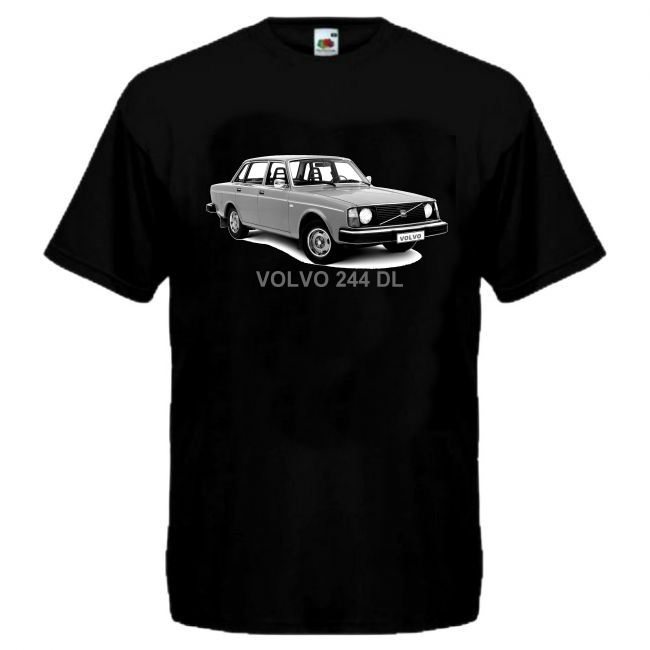 T-PAITA MUSTA - VOLVO 244 DL (00 2265)