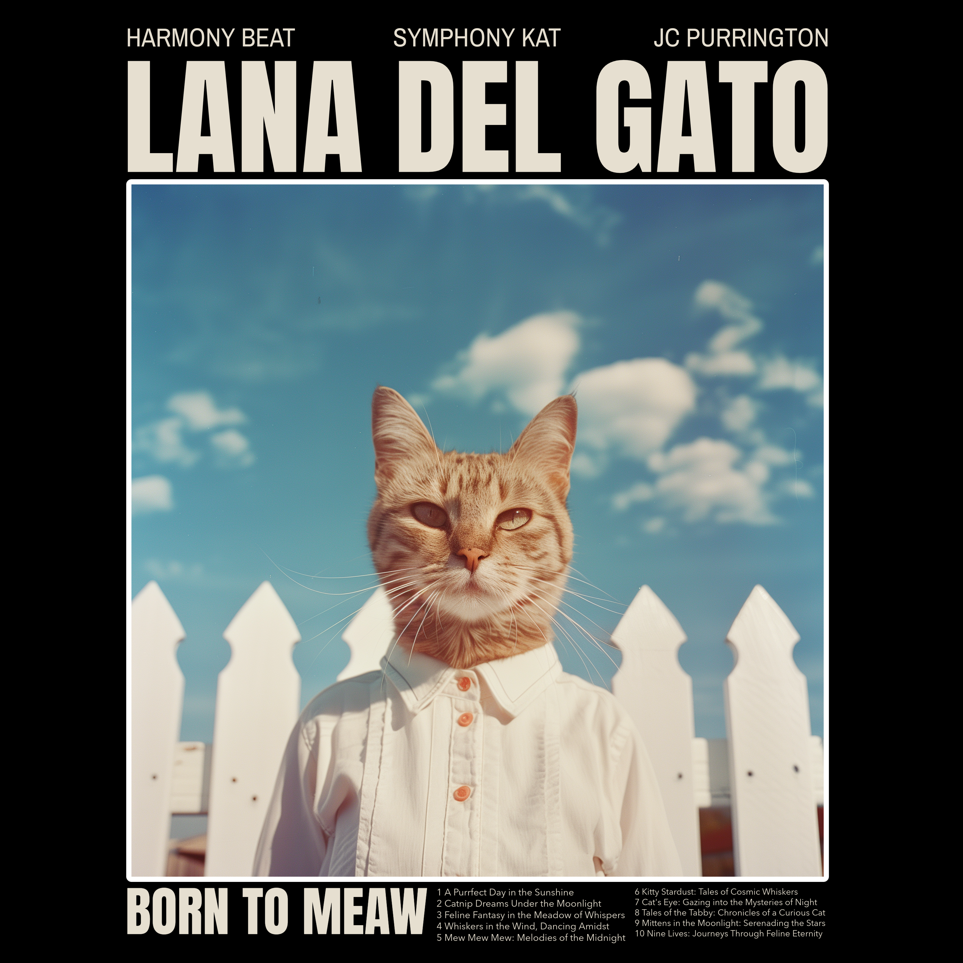 T-PAITA MUSTA - LANA DEL GATO (2933)