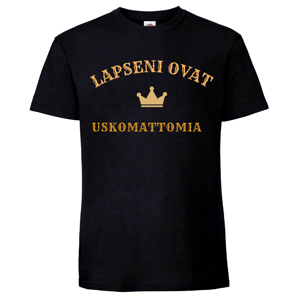 MIESTEN mu T-PAITA + VAUVAN BODY USKOMATON