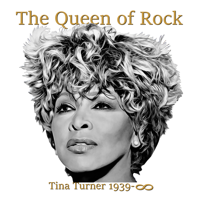 NAISTEN T-PAITA  TINA TURNER the queen of rock (00 3011)