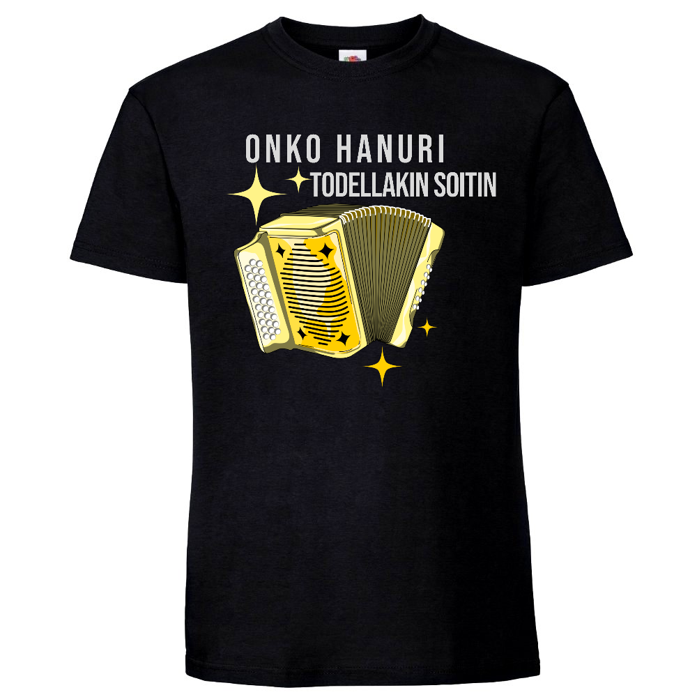 T-PAITA MUSTA - Onko hanuri todellakin soitin