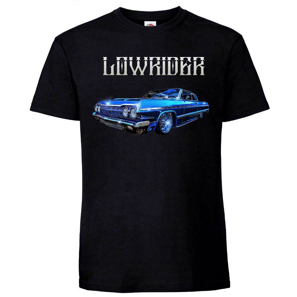 T-PAITA MUSTA - Lowrider