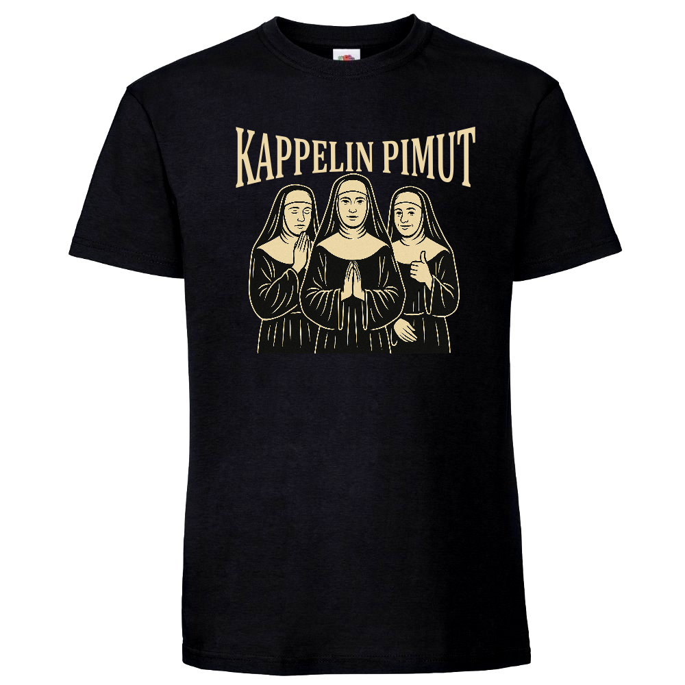 T-PAITA MUSTA - KAPPELIN PIMUT - KAMALA LUONNE