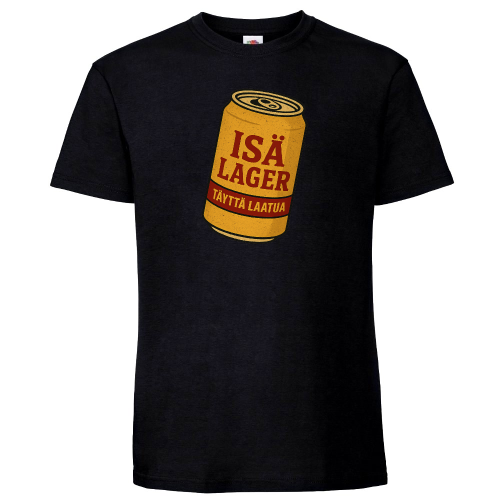 T-PAITA musta - Isä Lager – Täyttä laatua!