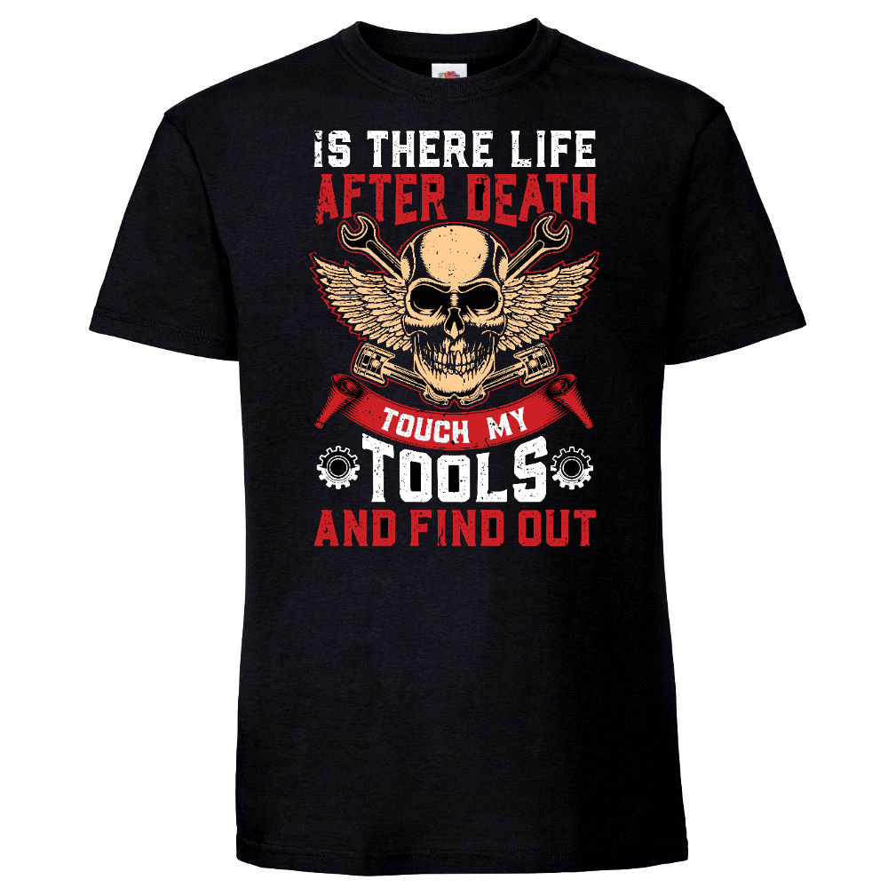 T-PAITA MUSTA - IS THERE LIFE AFTER DEATH (3080)