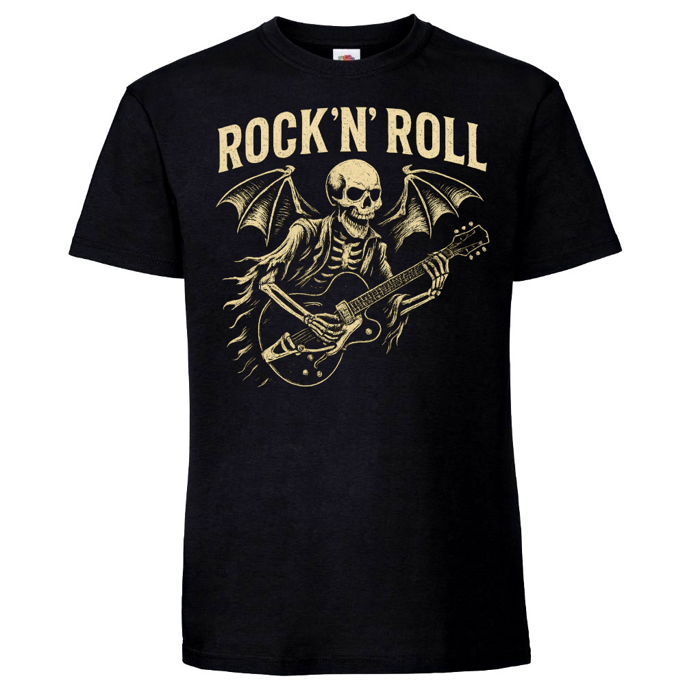 T-PAITA MUSTA - Rock’n Bones – Skeleton of Sound