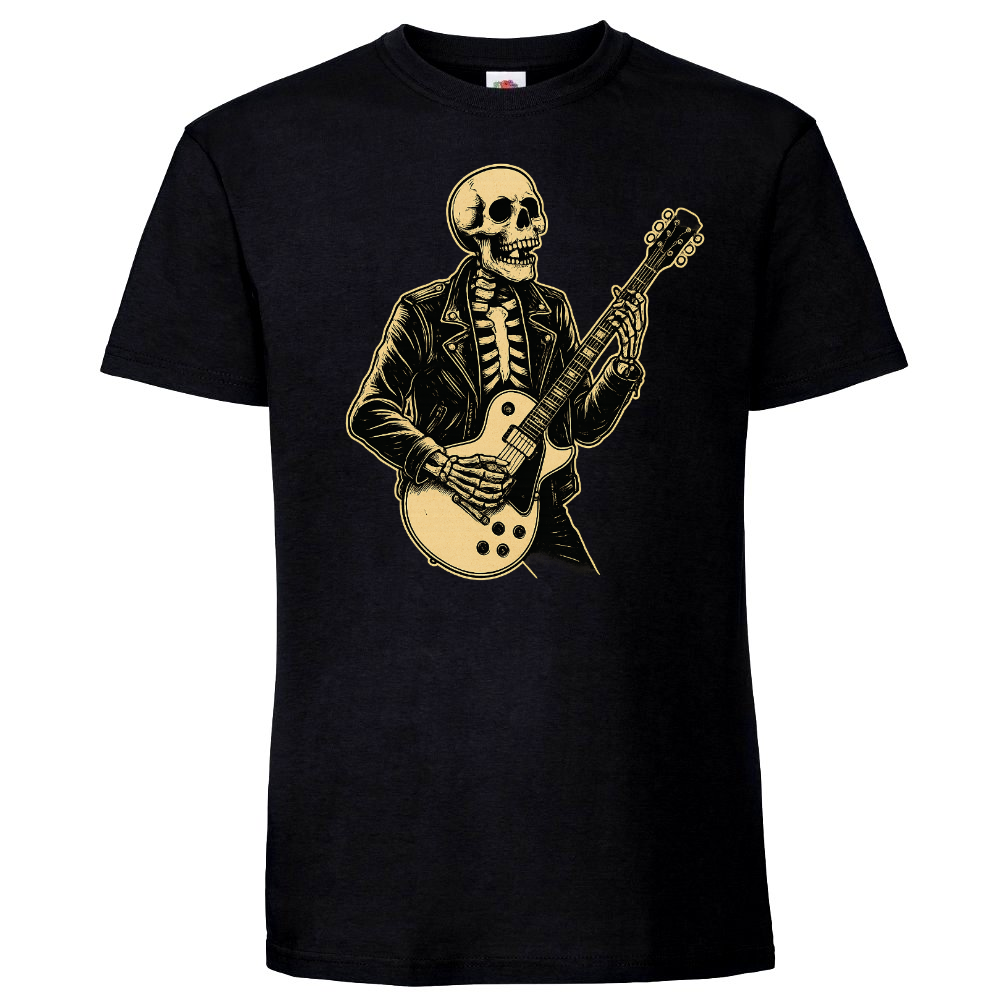 T-PAITA MUSTA - Bone Jam – The Eternal Rocker