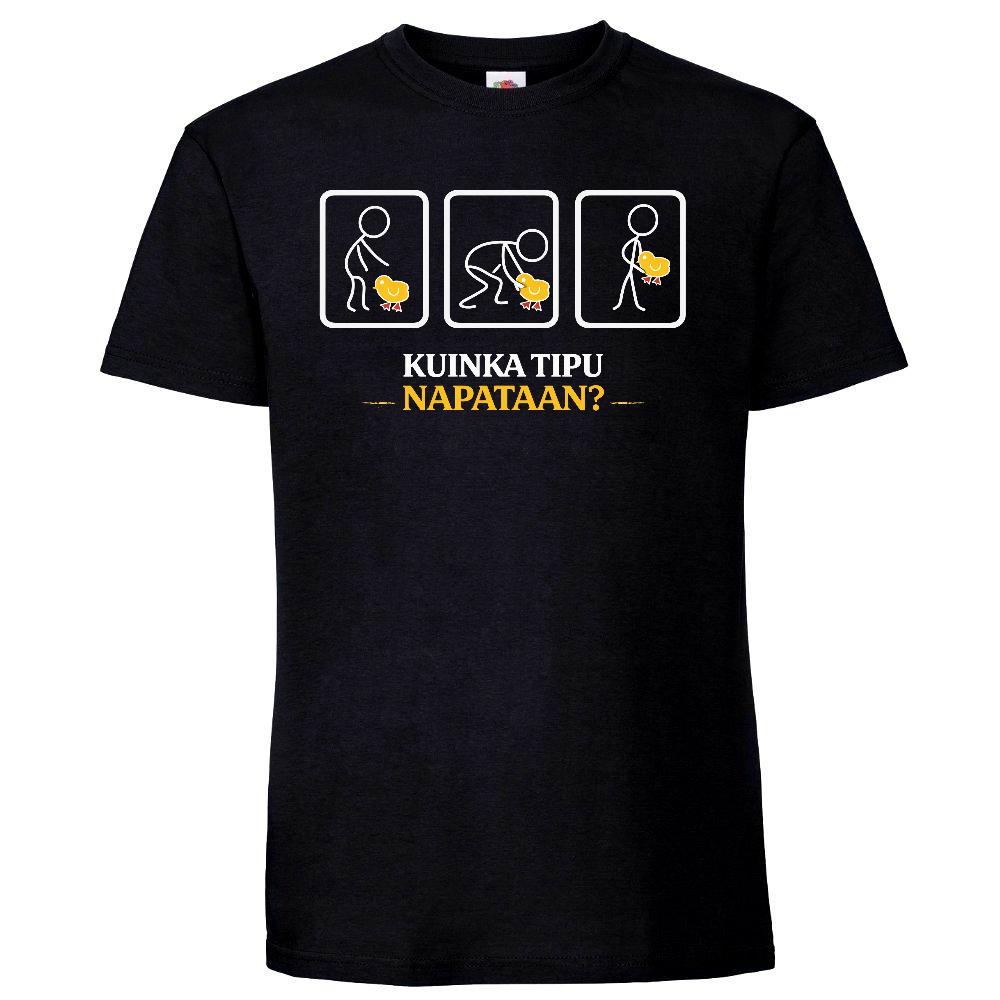 T-PAITA MUSTA - Kuinka tipu napataan