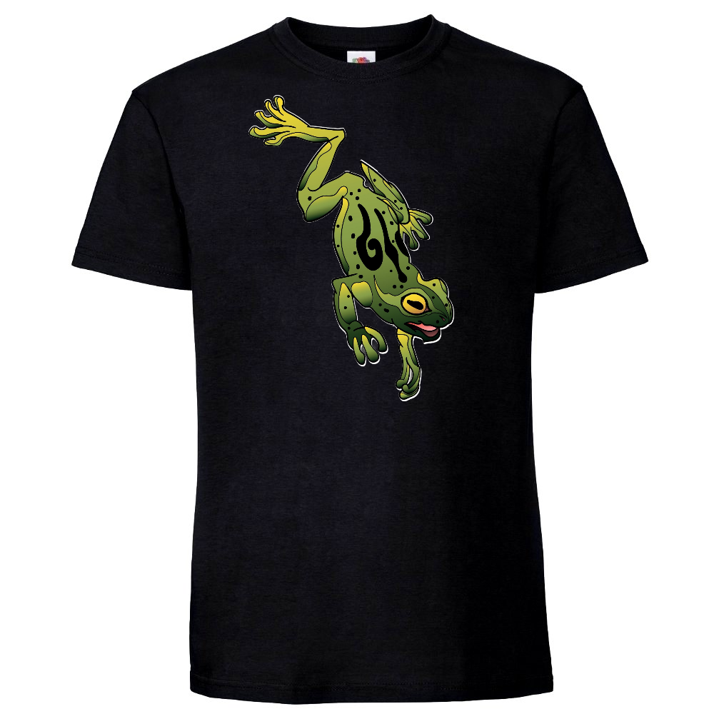 T-PAITA MUSTA - FROG