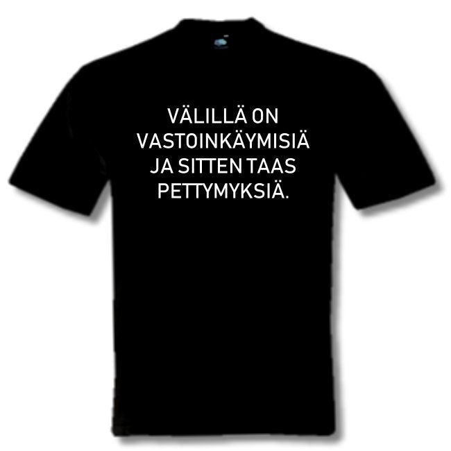 T - PAITA VÄLILLÄ ON VASTOINKÄYMISIÄ..  (00 103)