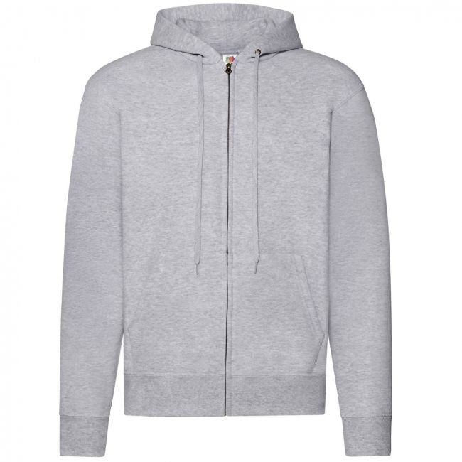 Vetoketjuhuppari + t-paita - Heather Grey