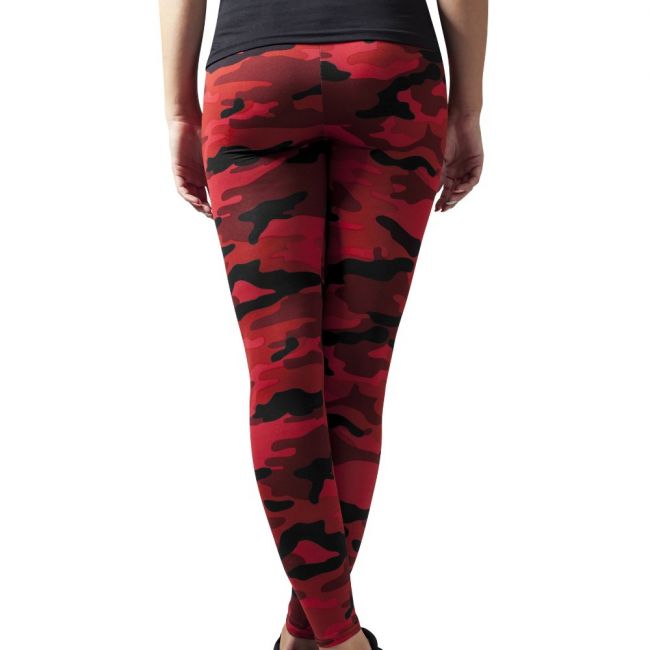 LEGGINSIT - RED CAMO - URBAN CLASSICS