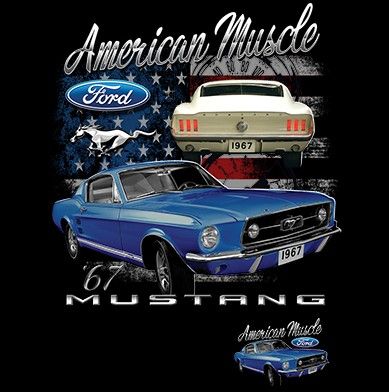 HIHATON PAITA MUSTA - AMERICAN MUSCLE MUSTANG (751)