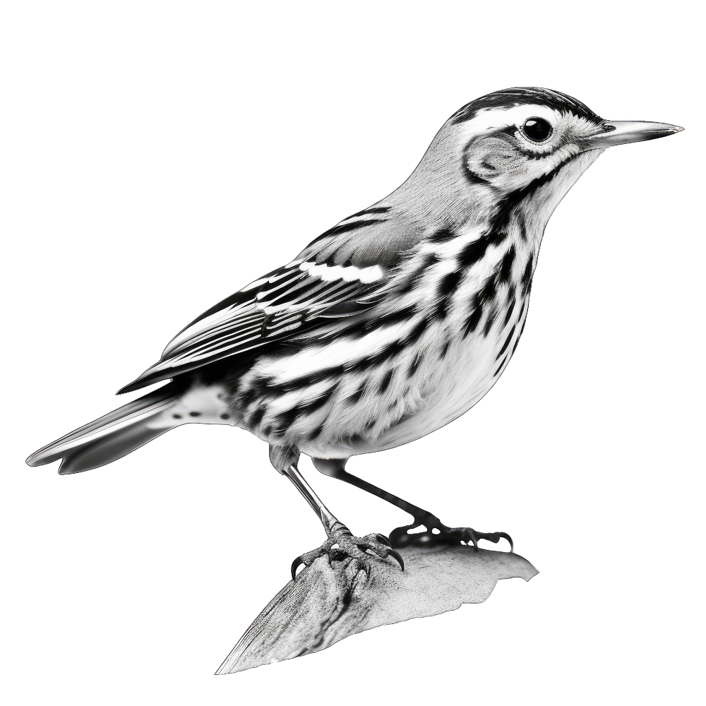 Black-and-white warbler bird 2- paitakuva