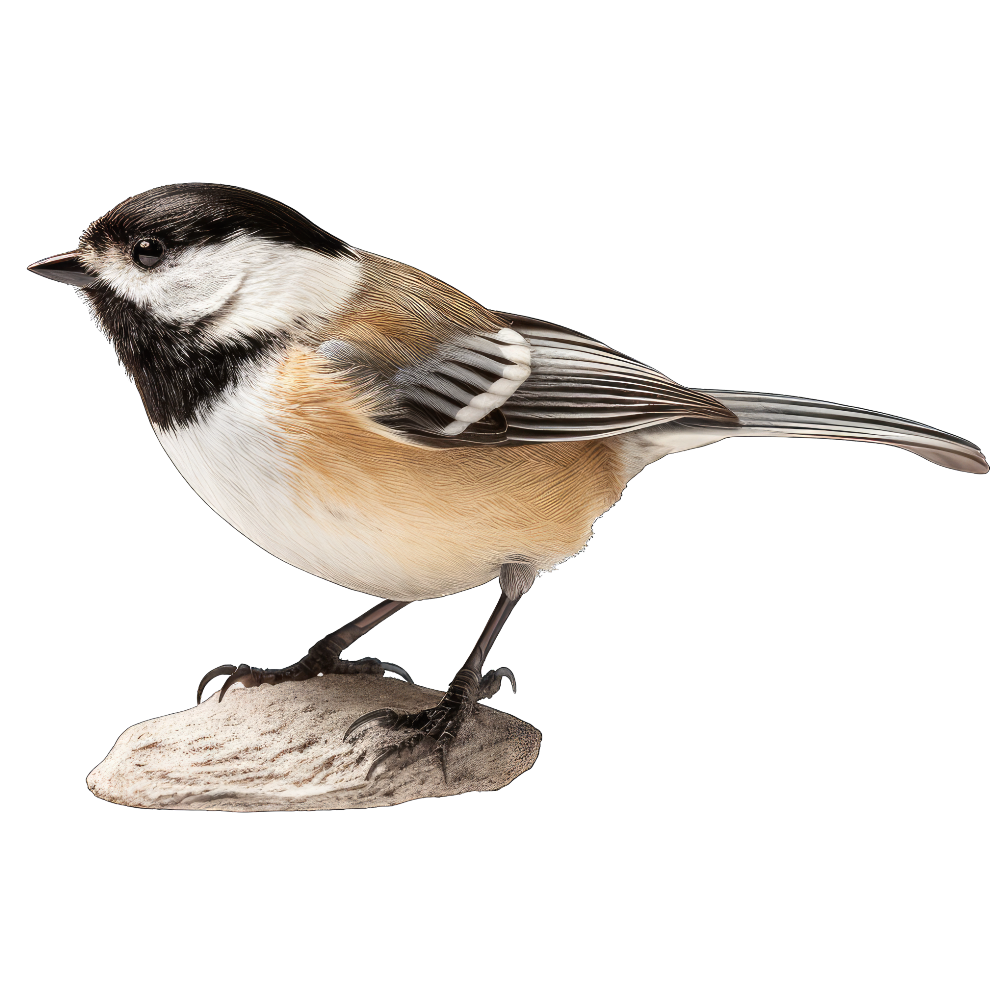 Black-capped chickadee bird 1- paitakuva