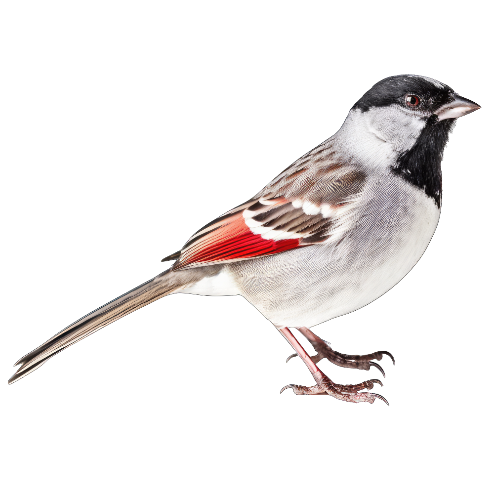 Black-chinned sparrow bird 1- paitakuva