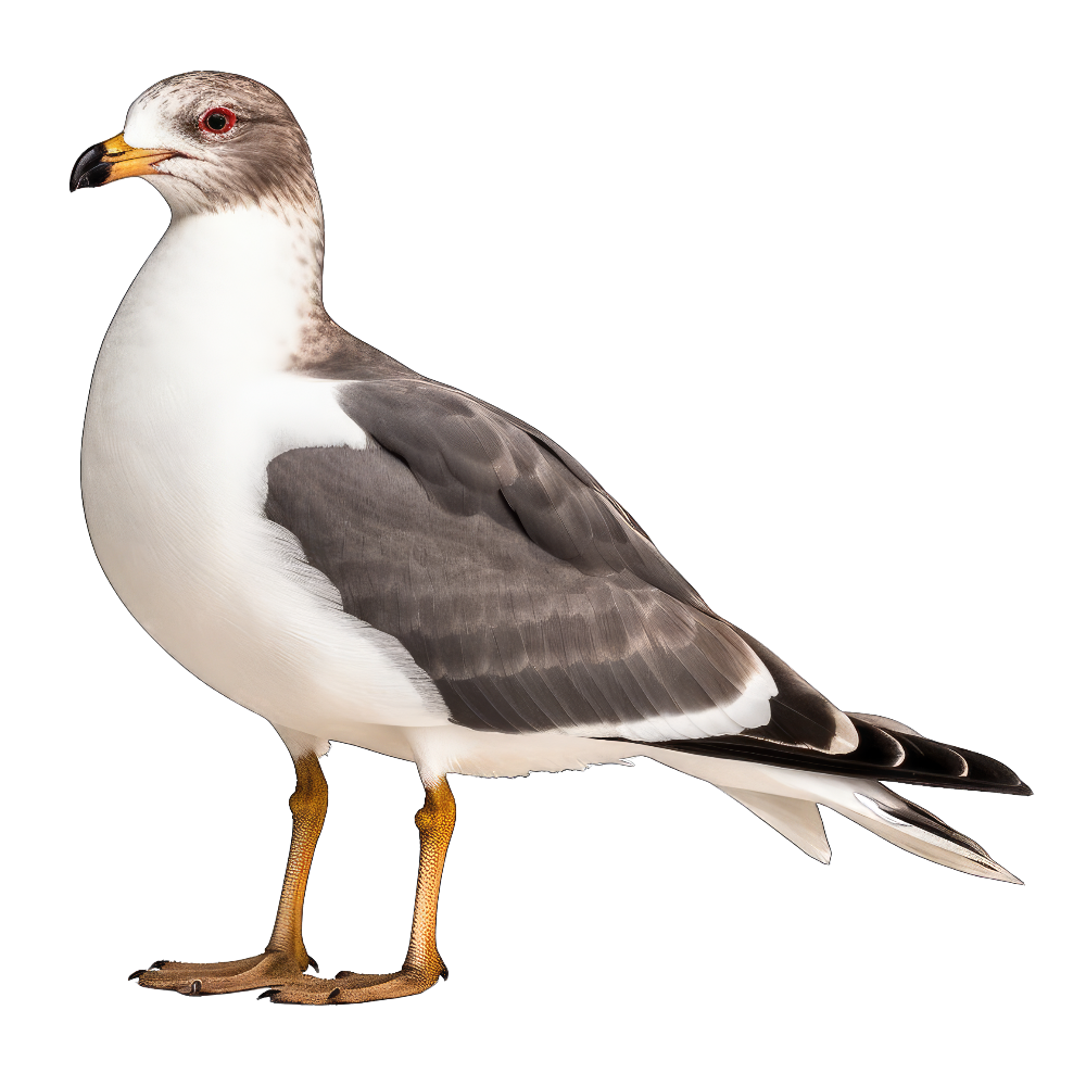 Black-tailed gull bird 1- paitakuva