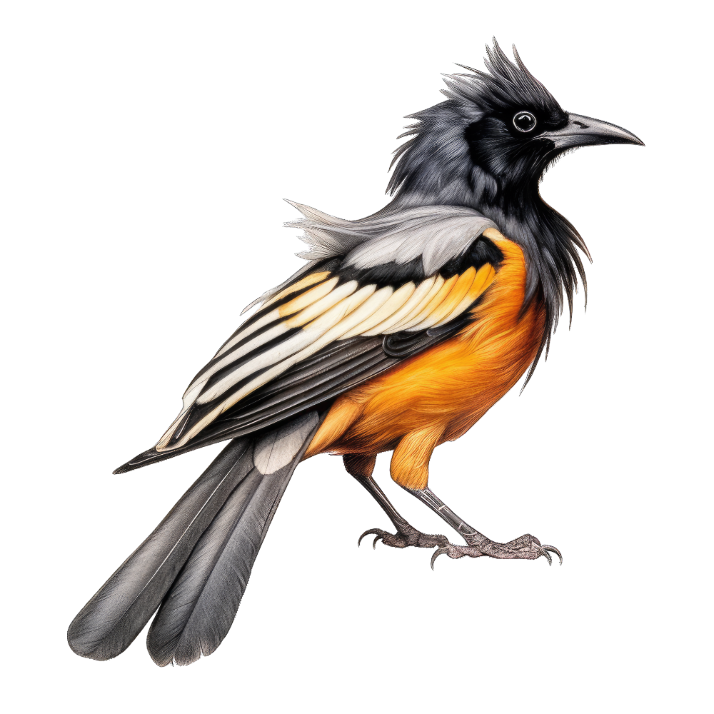 Black-vented oriole bird 1- paitakuva