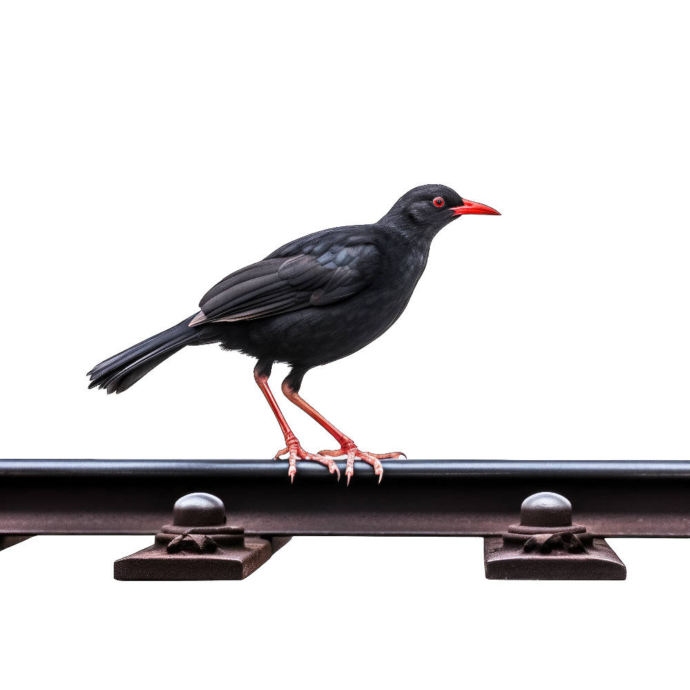 Black rail bird 1- paitakuva