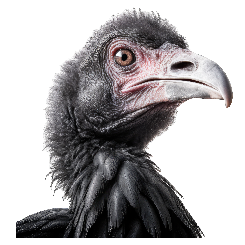 Black vulture bird 1- paitakuva