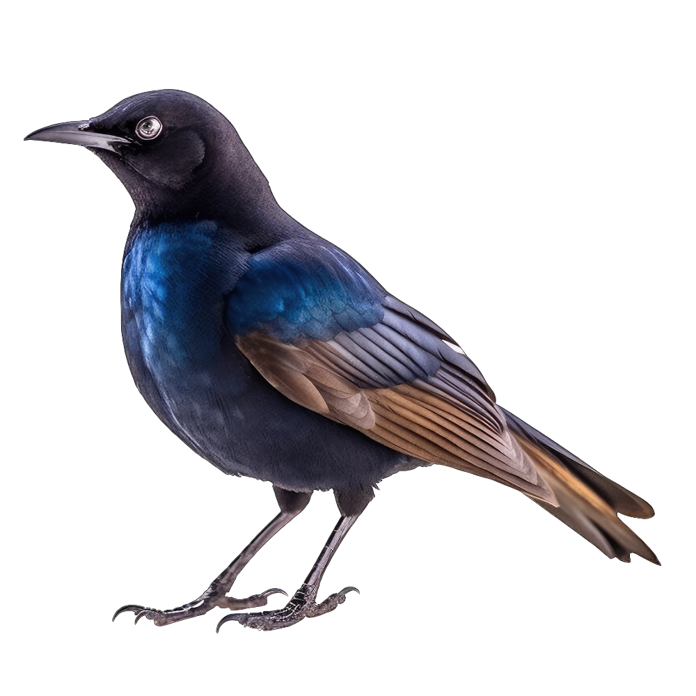 Boat-tailed grackle bird 1- paitakuva