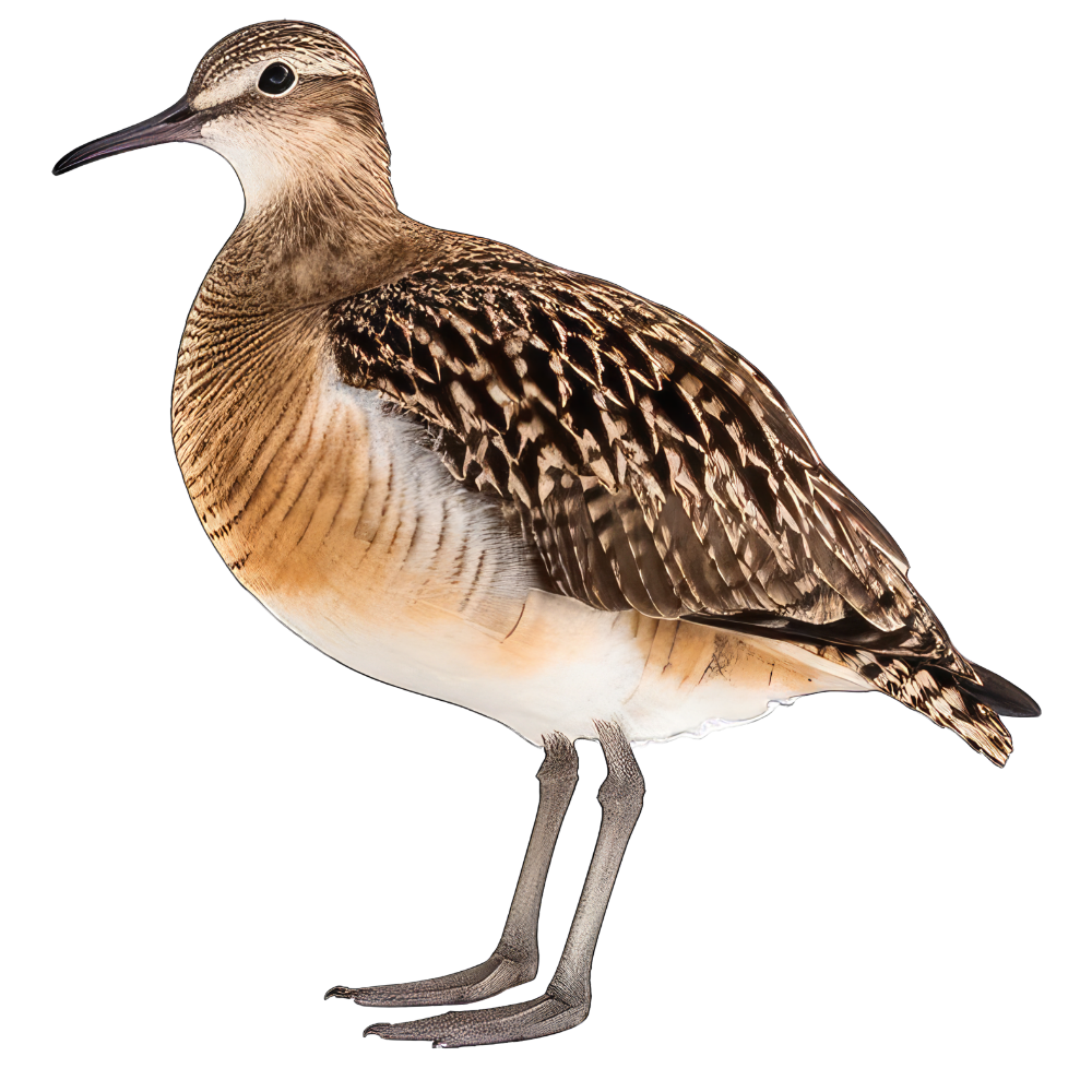 Bristle-thighed curlew bird 1- paitakuva