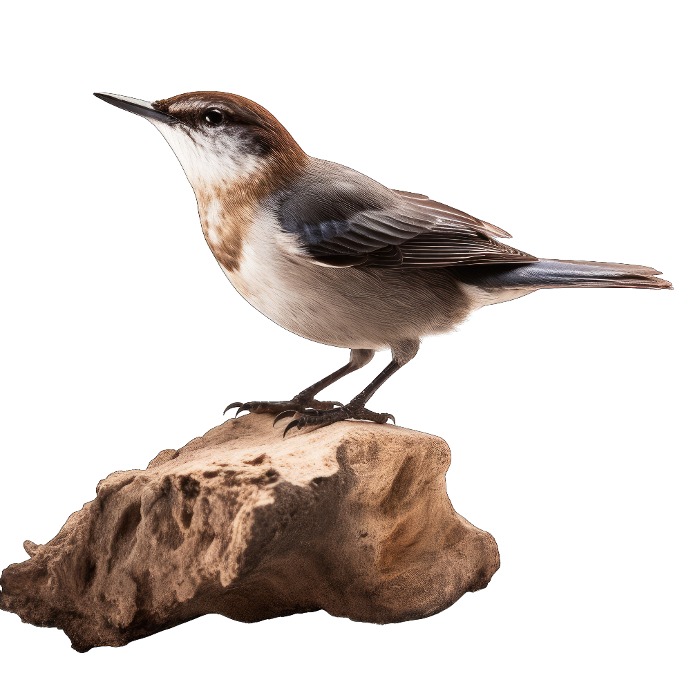 Brown-headed nuthatch bird 1- paitakuva