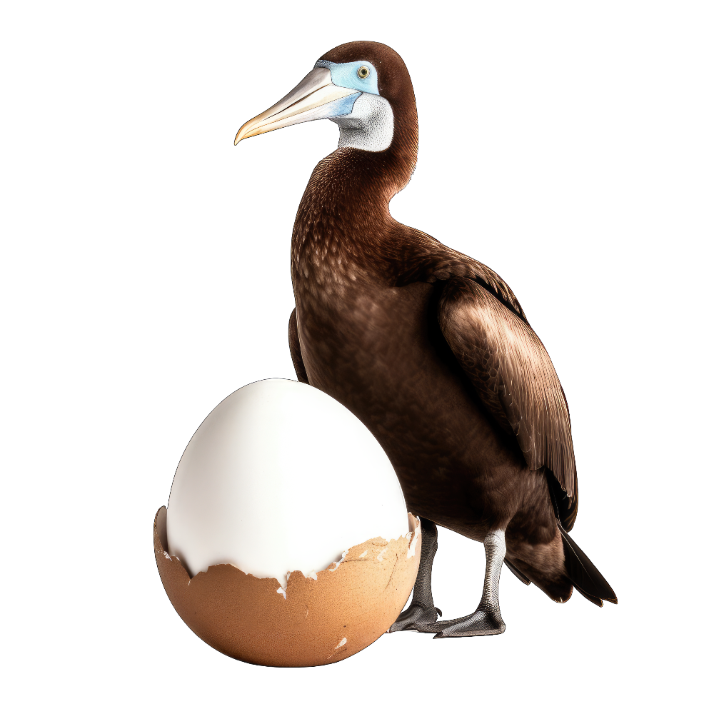 Brown booby bird 1- paitakuva
